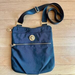 Baggallini -  Nylon Hanover Crossbody Bag, Charcoal Grey